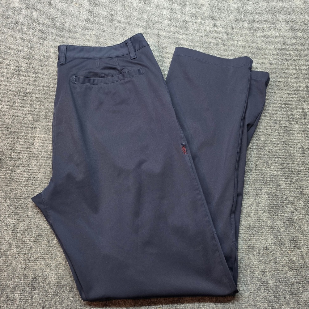 Rhone Commuter Pants Mens 32 Navy Blue Technical Slim Fit Performance Chinos
